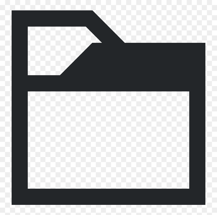 Transparent Black Folder Png, Png Download - black folder png