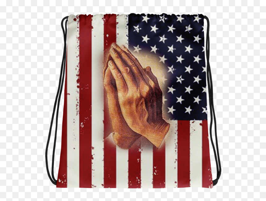 Praying Hands, HD Png Download - distressed american flag png