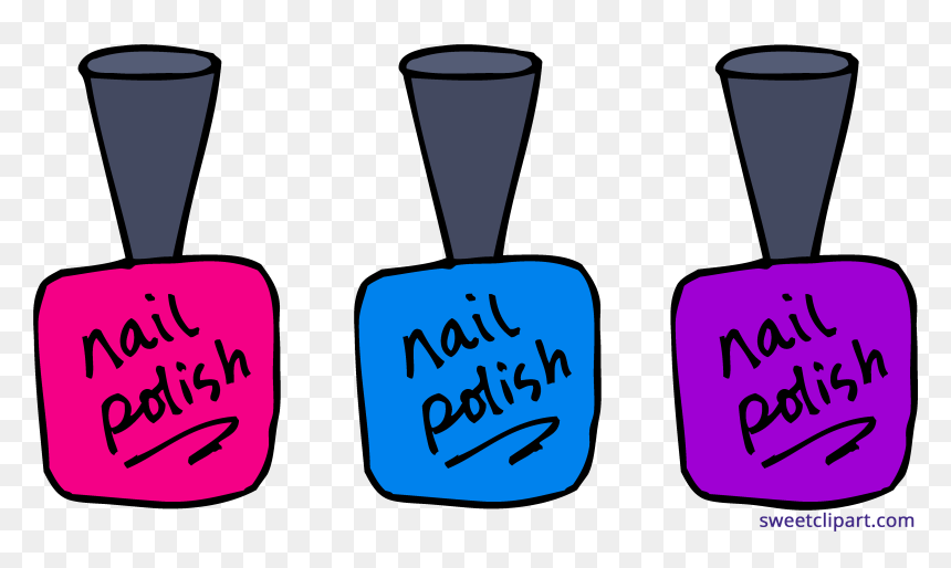 Nail Polish Clip Art Clipart - Nail Polish Clipart, HD Png Download - nail polish spill png