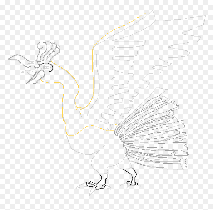 Sketch, HD Png Download - ho oh png
