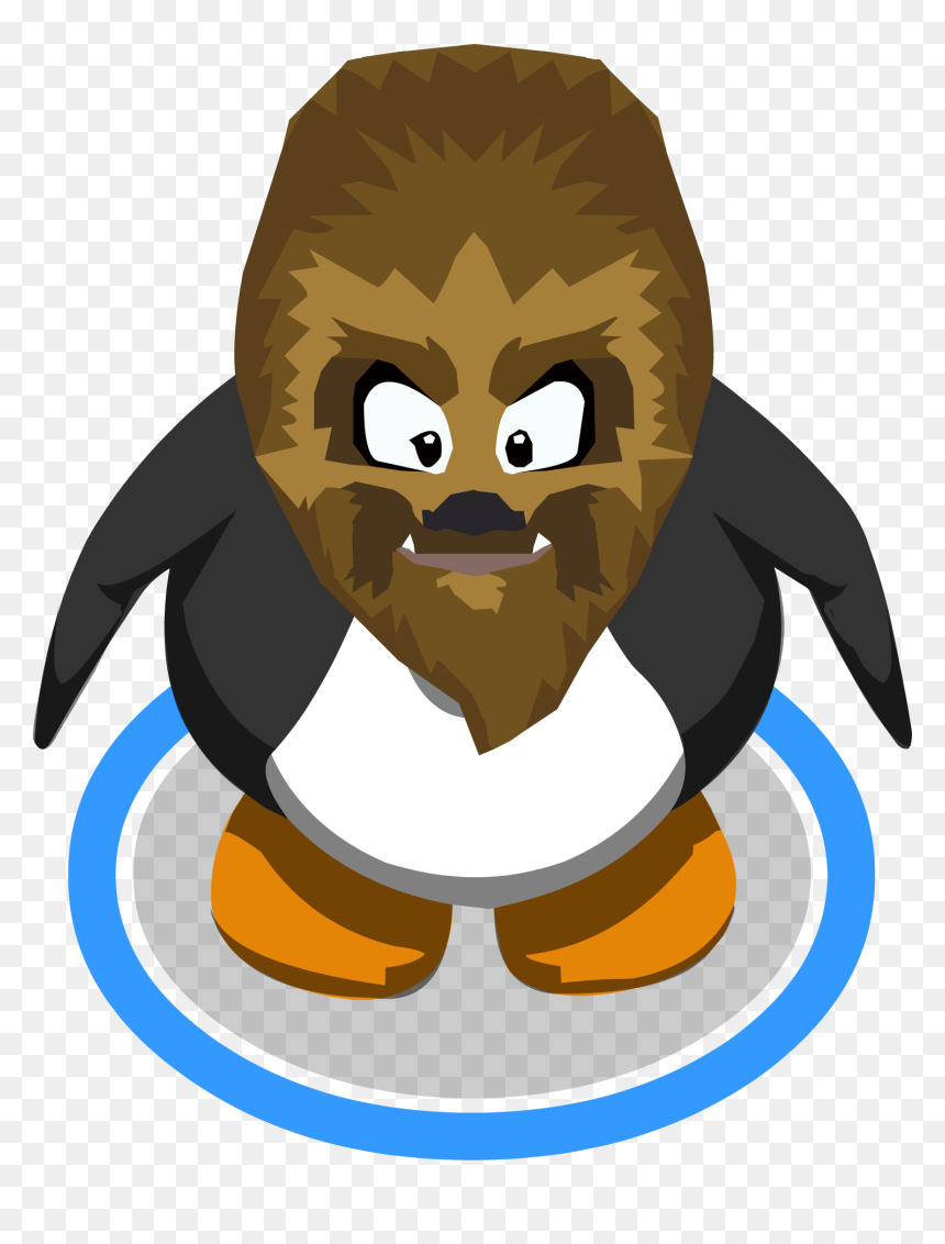Wookie Mask Ig - Club Penguin Penguin Model, HD Png Download - wookie png