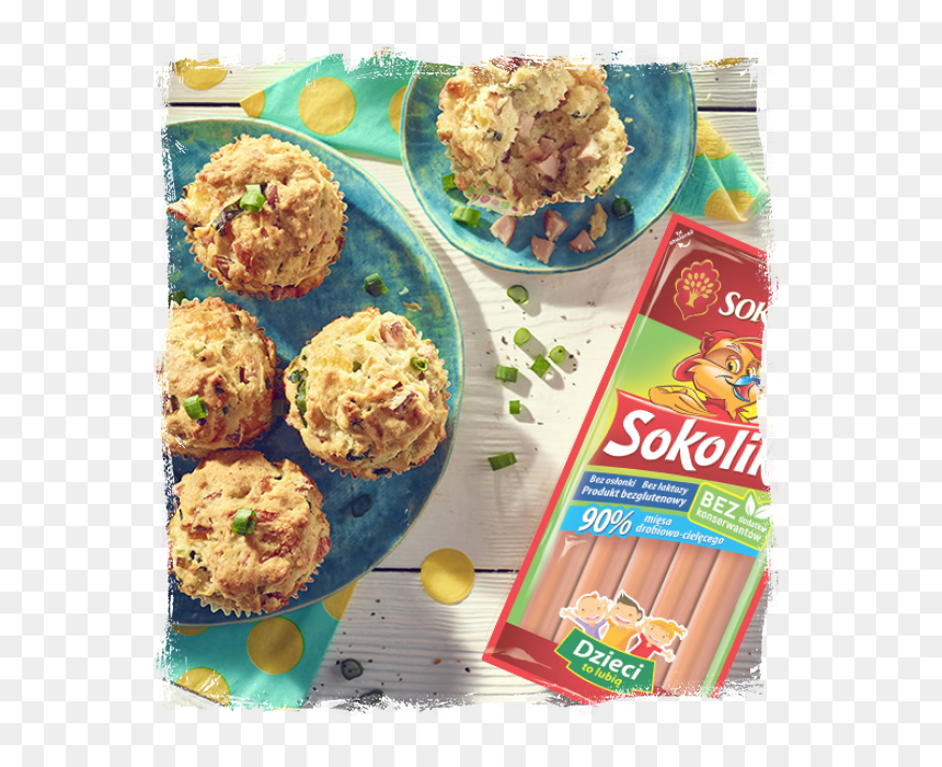 Dry Muffins With Wieners - Muffin, HD Png Download - muffins png