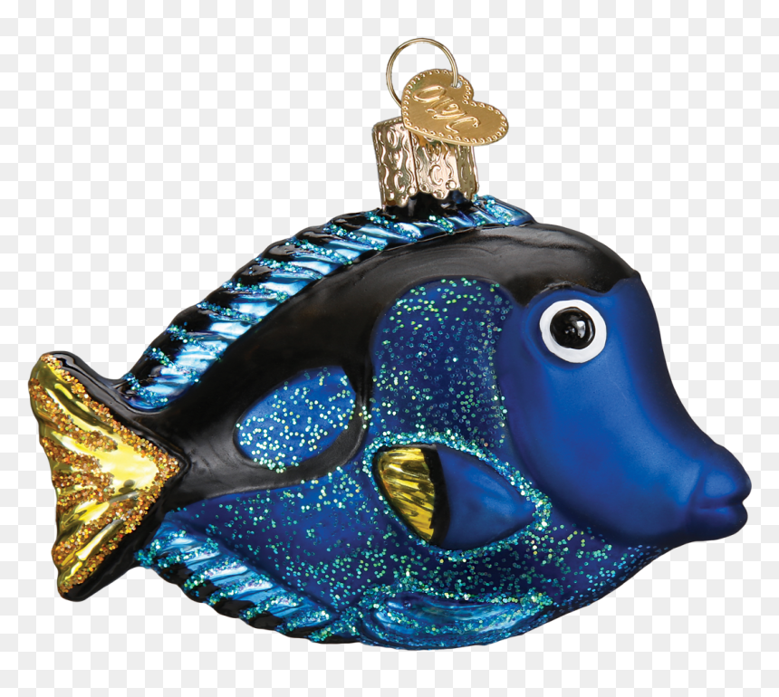 Kerstbal Vissen, HD Png Download - blue ornament png