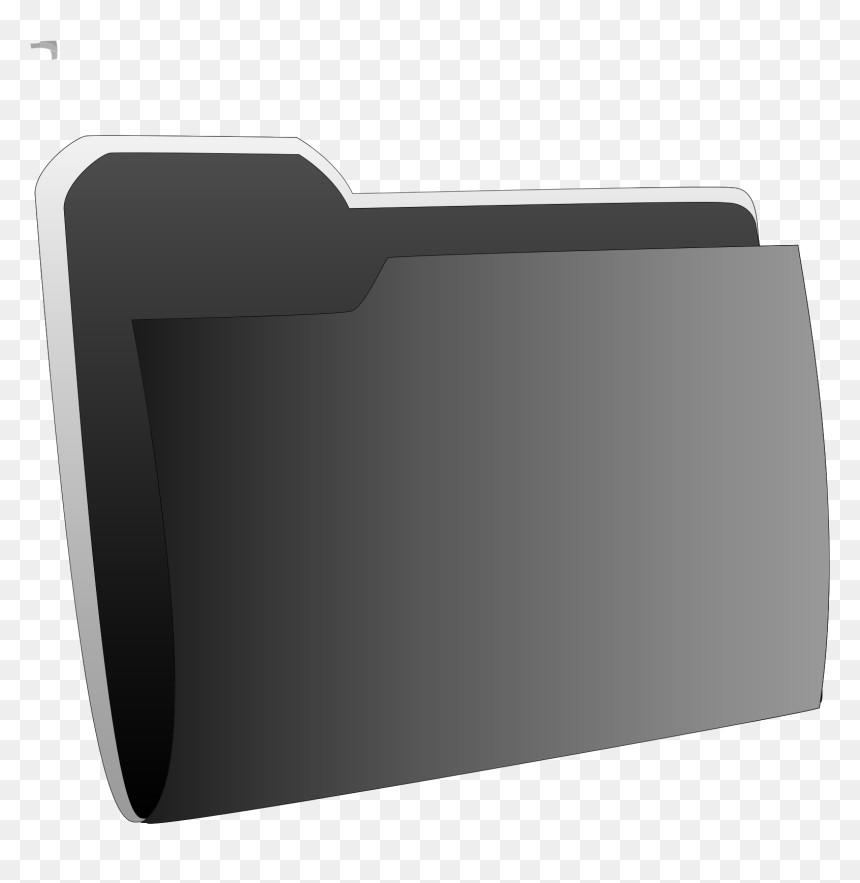 Tablet Computer, HD Png Download - black folder png