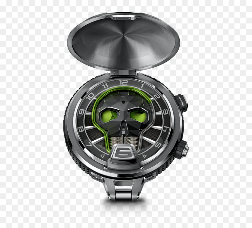 Pocket Watch With Skull, HD Png Download - pocketwatch png
