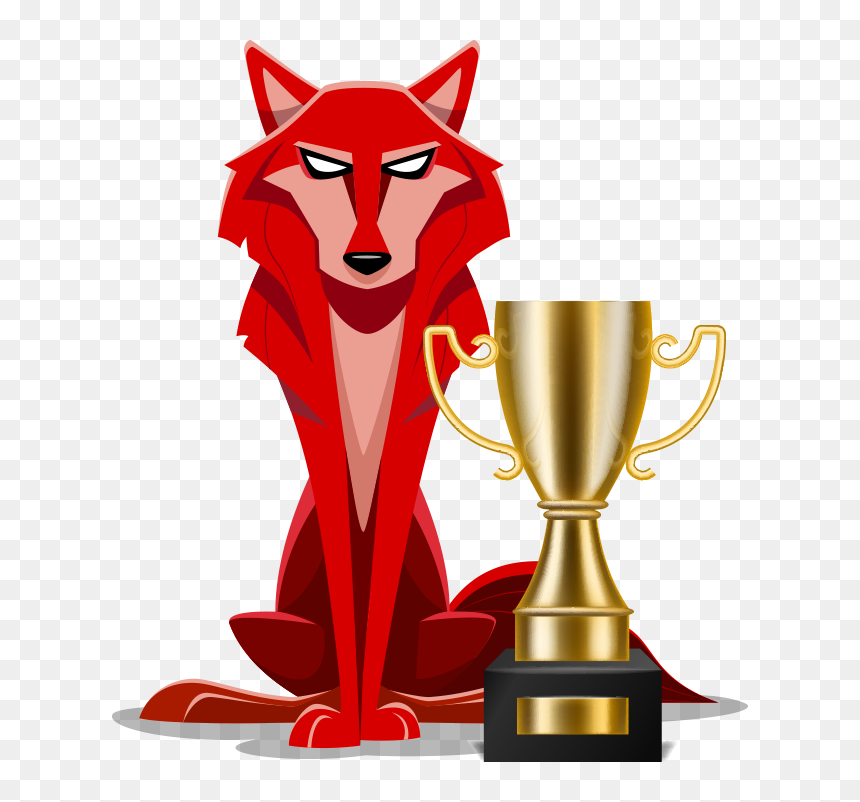 Wolf, HD Png Download - red wolf png