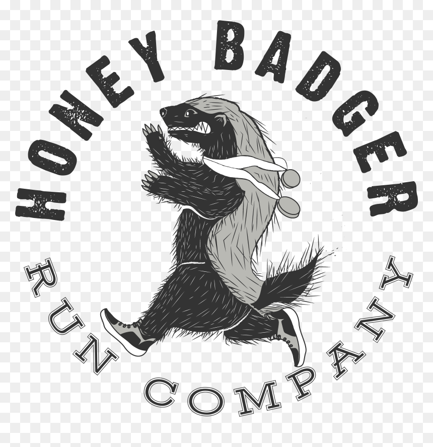 Honey Badger Run Company - Illustration, HD Png Download - honey badger png