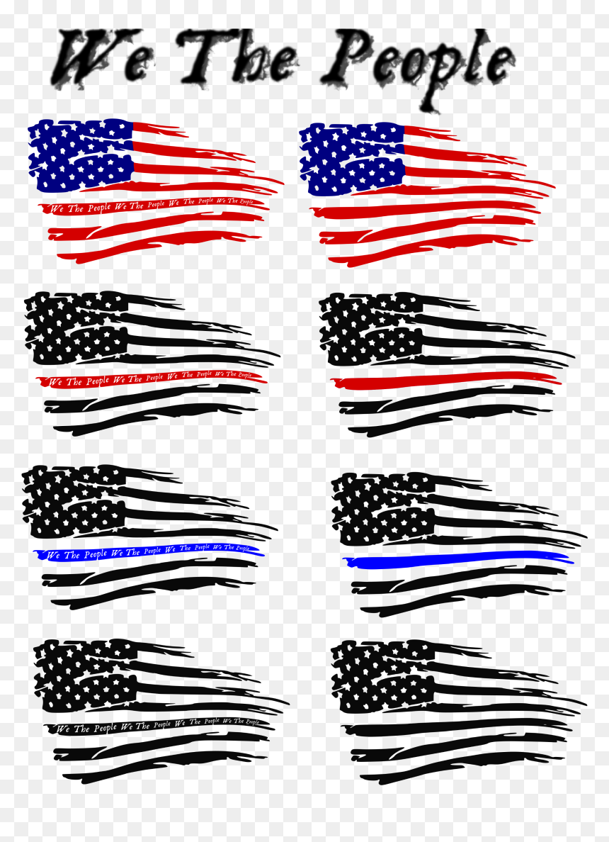 Flag Of The United States, HD Png Download - distressed american flag png
