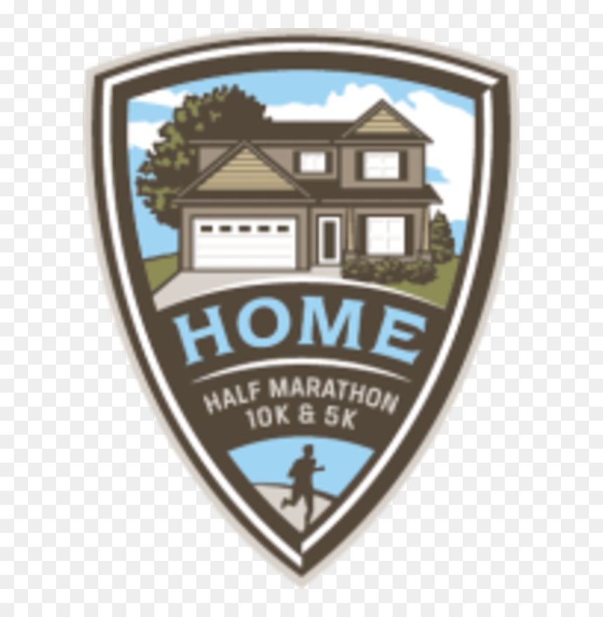 Virtual Home Half Marathon, 10k & 5k Charity Bib - Stay Home Virtual Race, HD Png Download - home symbol png