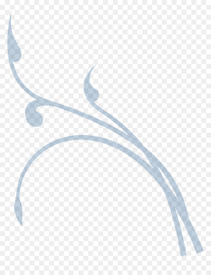 Vine Clipart Png, Transparent Png - blue ornament png