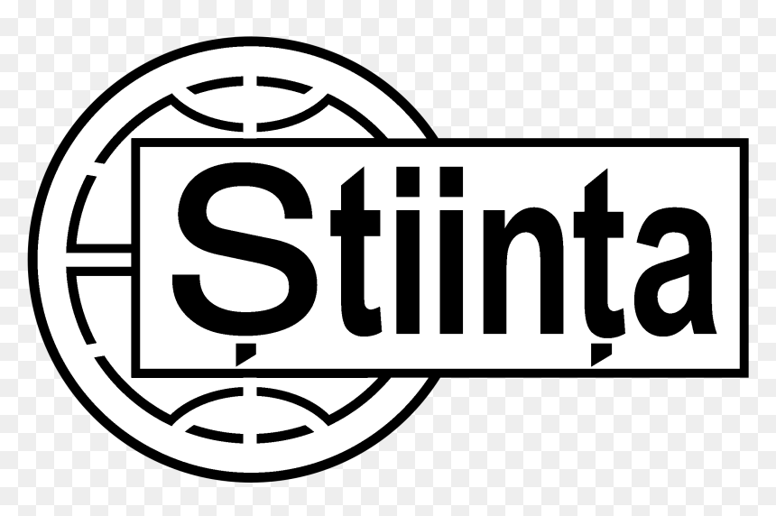 Stiinta Logo Black And White - Graphic Design, HD Png Download - shutterfly logo png