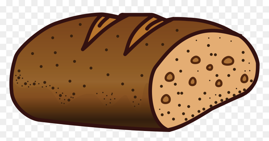 Free Clipart Of Bread Clipart Bread- - Bread Clipart Black And White, HD Png Download - bread icon png