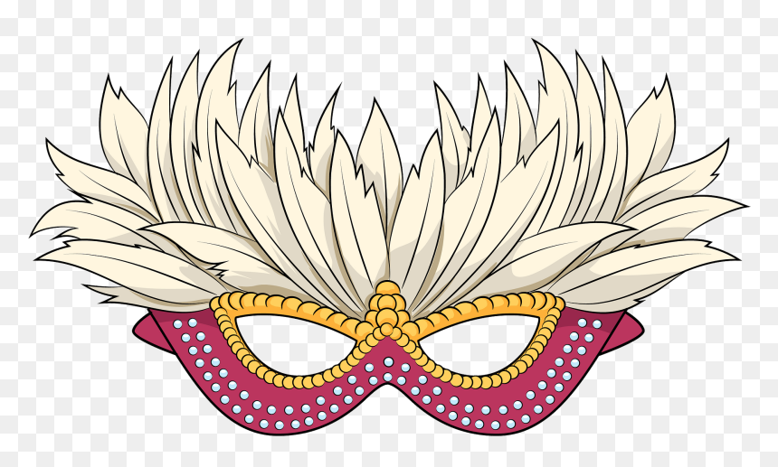 Carnaval Clipart, HD Png Download - carnival mask png