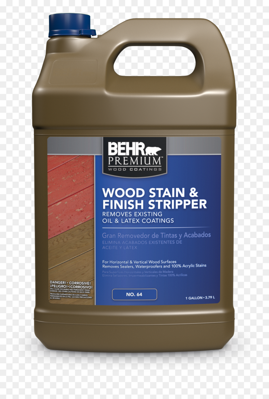 Jug Of Wood Stain And Finish Stripper - Removedor De Tinta De Madera, HD Png Download - strippers png
