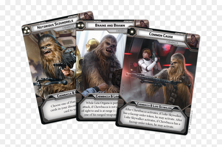 Star Wars Legion Wookie Cards, HD Png Download - wookie png