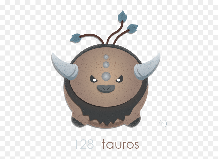 Tauros 
the Bull Pokemon - Cartoon, HD Png Download - tauros png