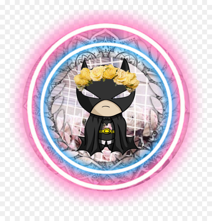 Whatever I Guess Batman Icon Neon Yello - Cartoon, HD Png Download - batman icon png