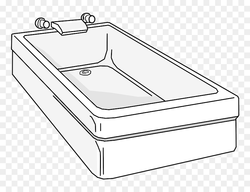 Bathtub, HD Png Download - bath tub png