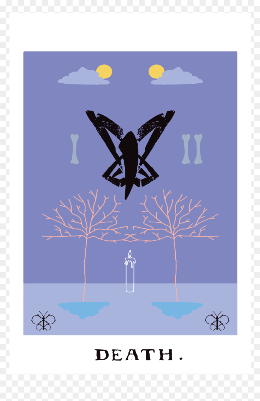 Illustration © Lorna Dolby-stevens 2019 Death Tarot - Illustration, HD Png Download - tarot png