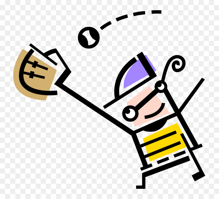 Baseball Outfielder Catches Fly Ball, HD Png Download - rombo png