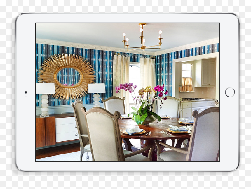 Ipad2 - 2 - Dining Room, HD Png Download - curb png