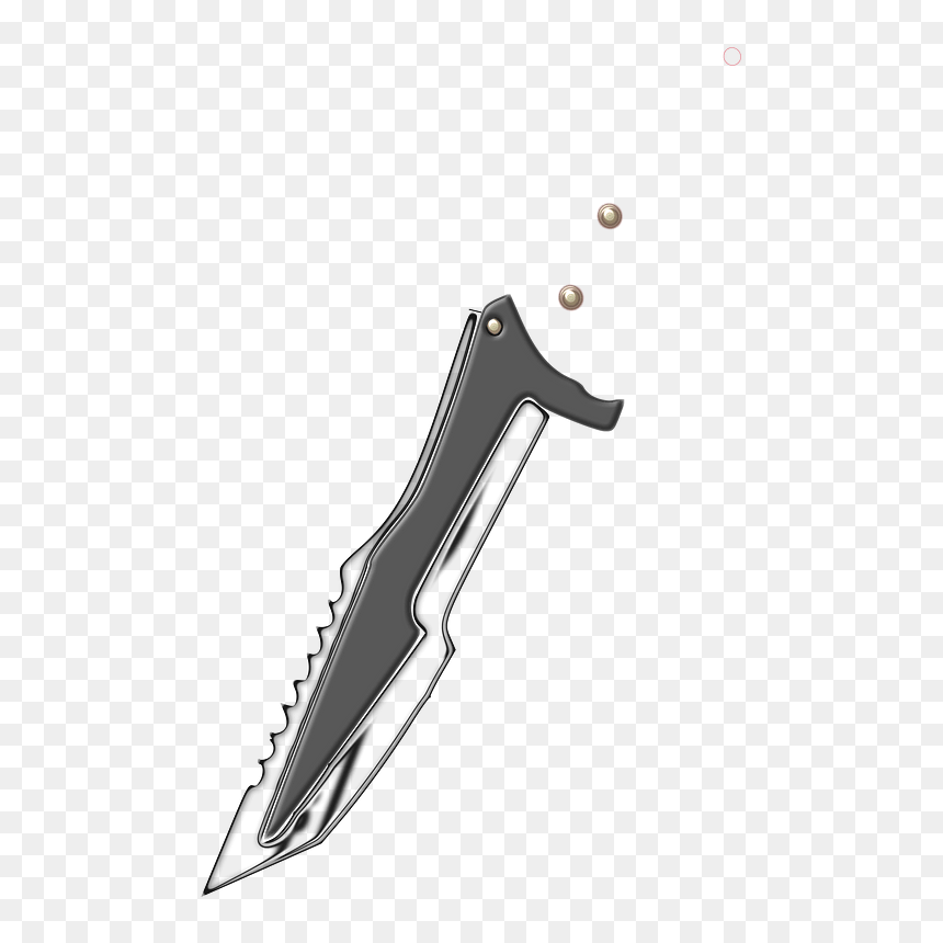 Hunter Knife Clipart - Big Knife Png, Transparent Png - knife clipart png