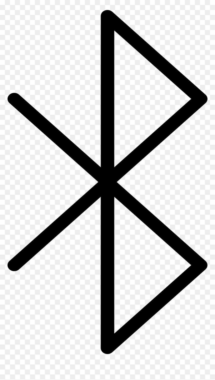 Icon Bluetooth Black, HD Png Download - bluetooth symbol png
