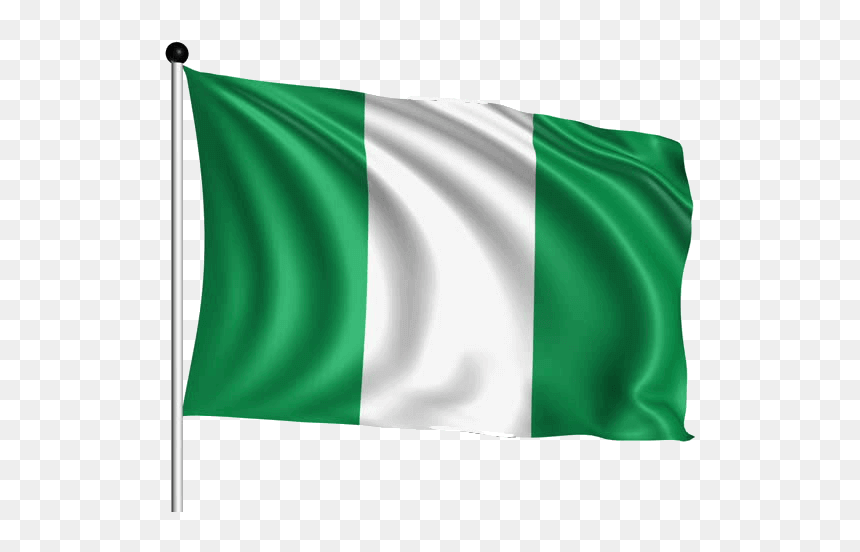 Nigerian National Flag Png, Transparent Png - nigerian flag png