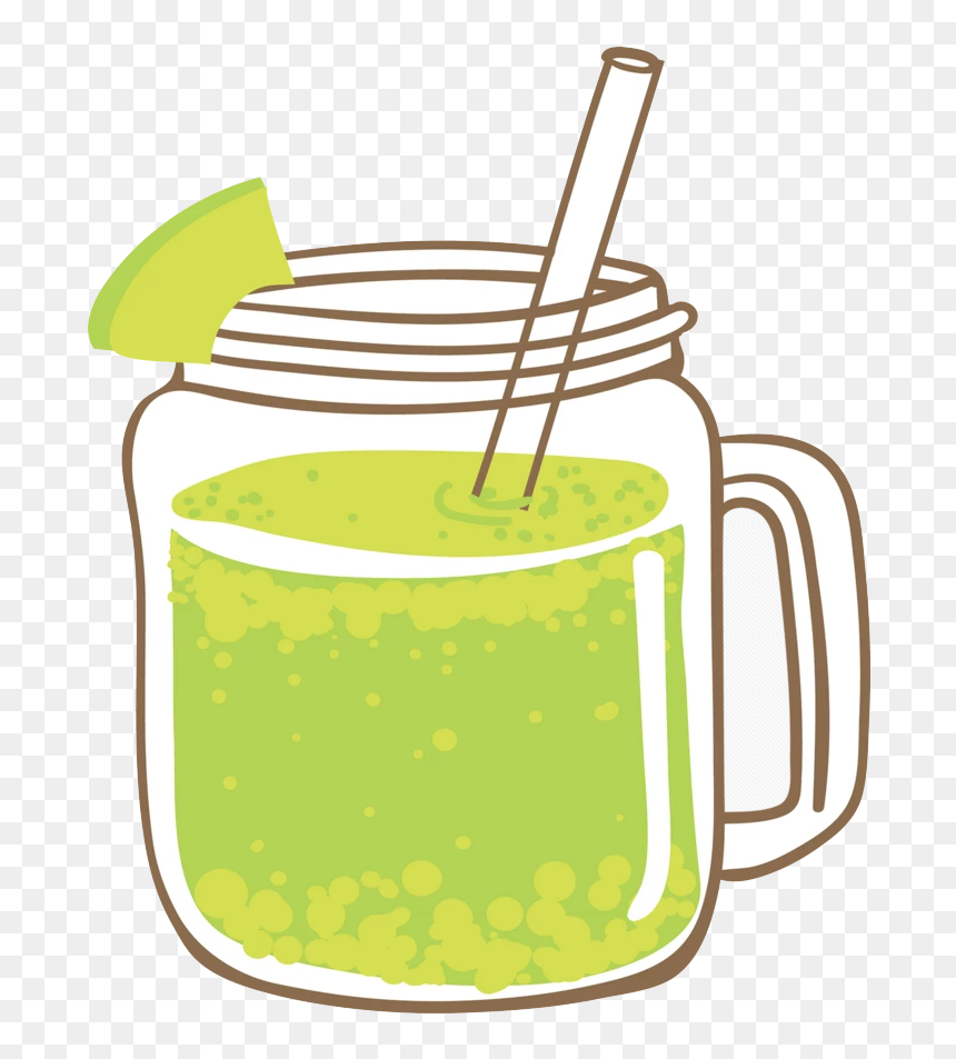 Transparent Download Juice Smoothie Cocktail Lemonade - Green Smoothie Transparent Background, HD Png Download - green smoothie png