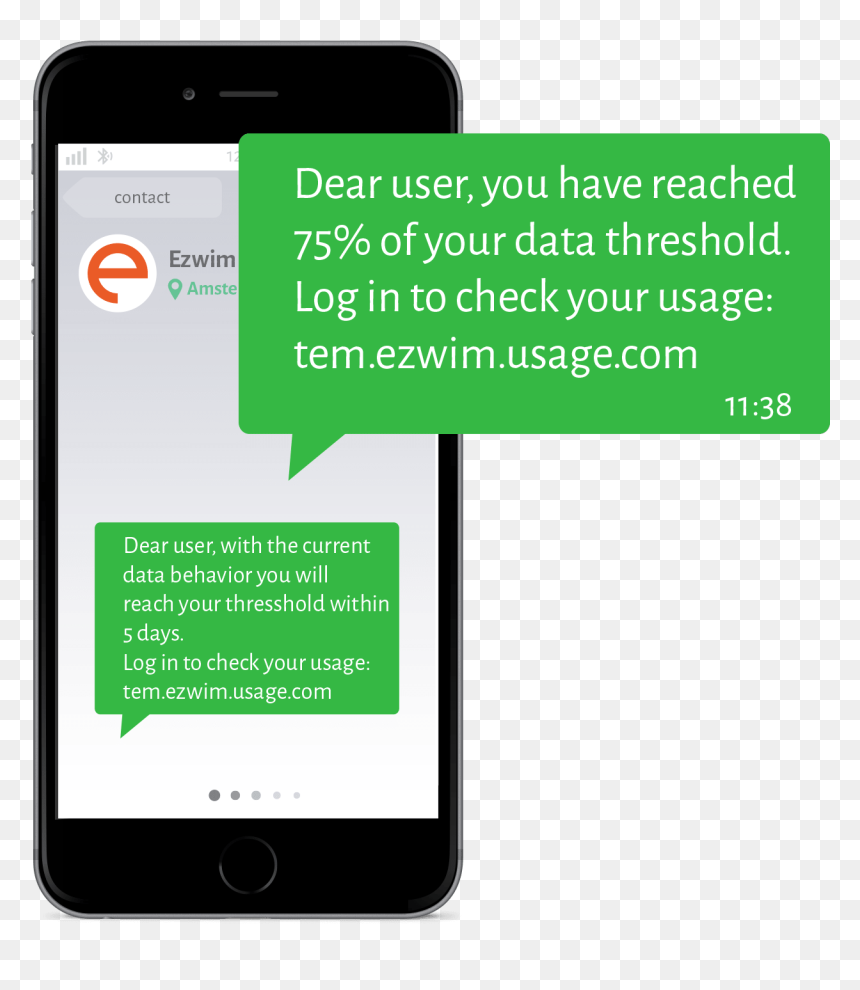 Sms Mockup Min - Phone Sms Mockup Png, Transparent Png - sms png