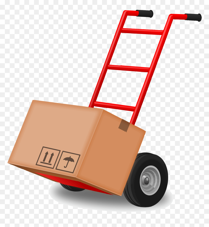 Thumb Image - Hand Truck Clip Art, HD Png Download - dolly png