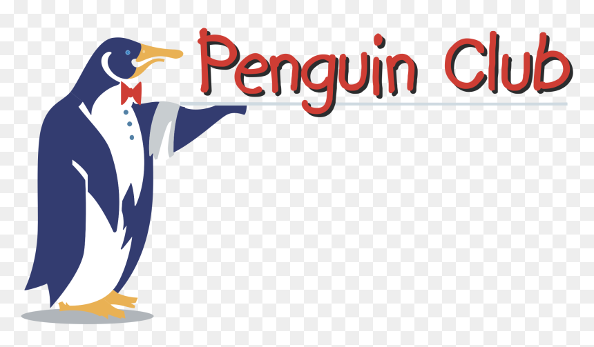 Penguin Club Logo Png Transparent - Adã©lie Penguin, Png Download - penguin logo png