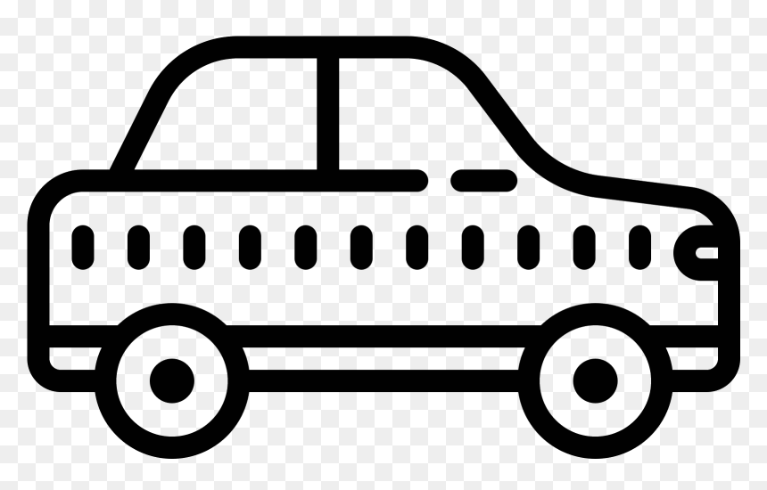 Sedan Icon Black - Bus Tour Icon, HD Png Download - sedan png