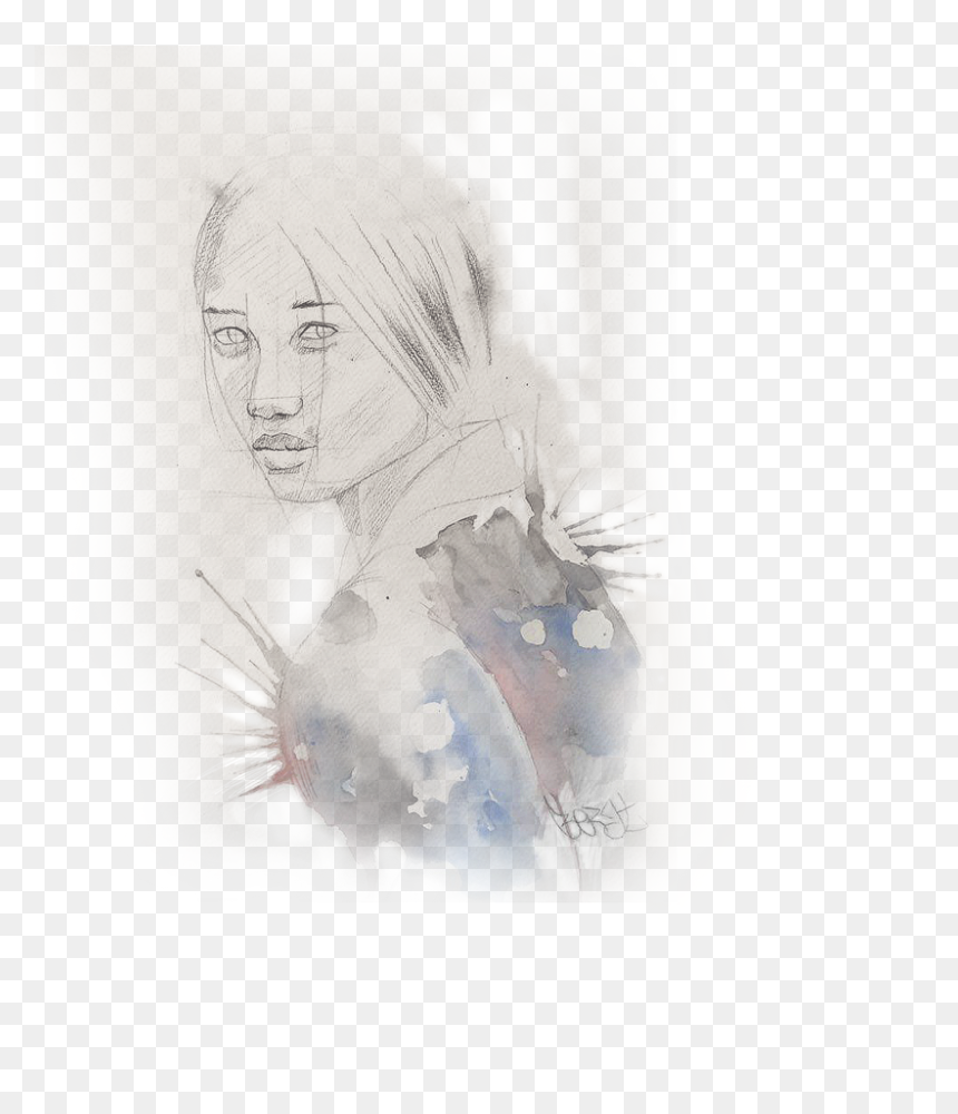 Watercolor Paintings & Drawings - Sketch, HD Png Download - paintings png