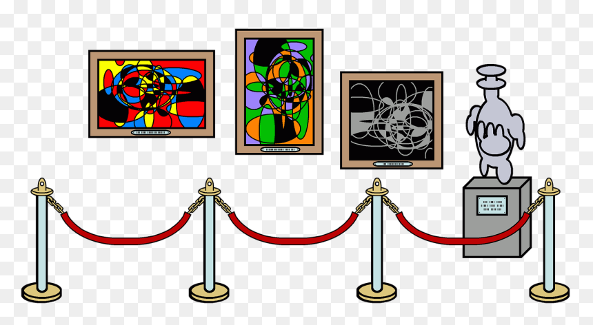 Art Museum Clipart, HD Png Download - paintings png
