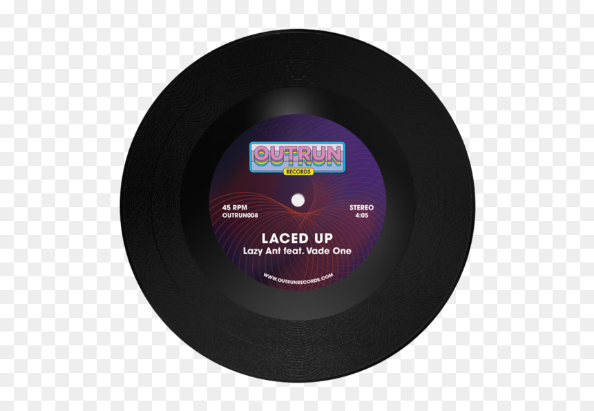 Laced Up Vinyl Render 2, HD Png Download - 45 record png