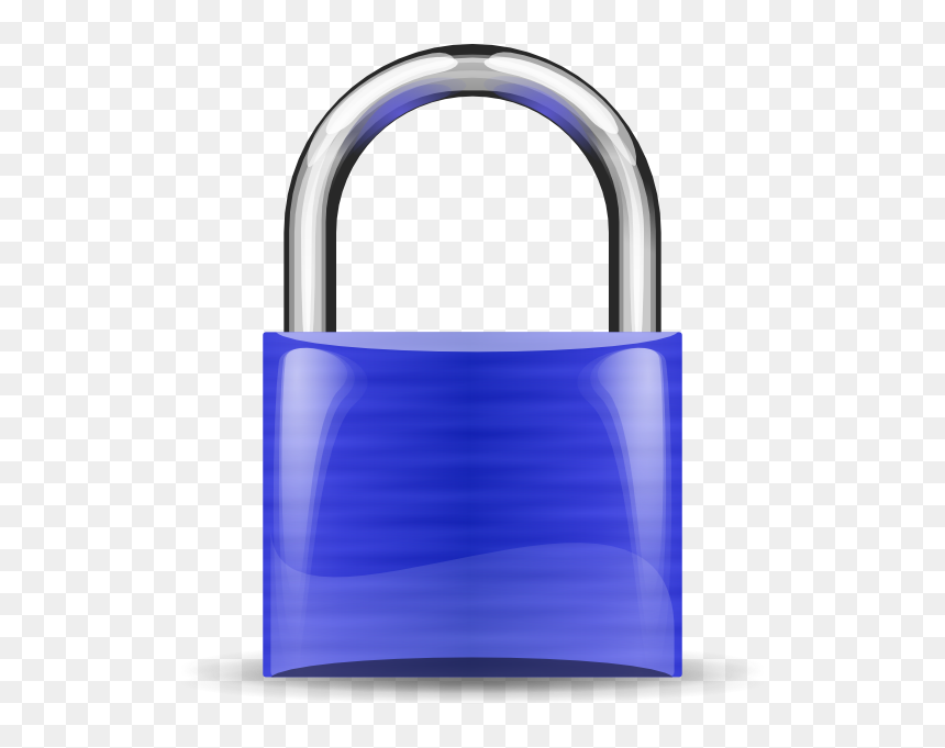Padlock Cliparts - Cartoon Clipart Padlock, HD Png Download - padlock icon png