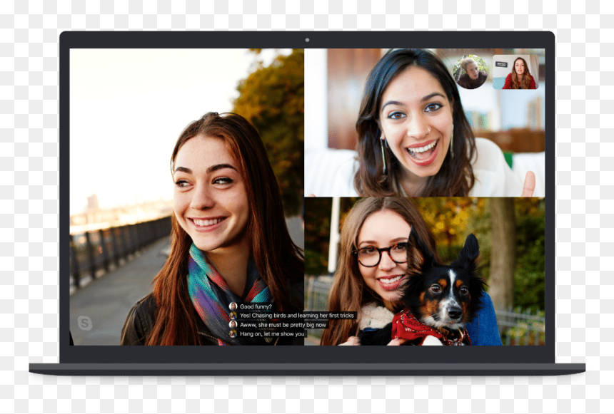 Microsoft Adds Real-time Subtitles And Captions To - Captions For Video Call, HD Png Download - skype icons png