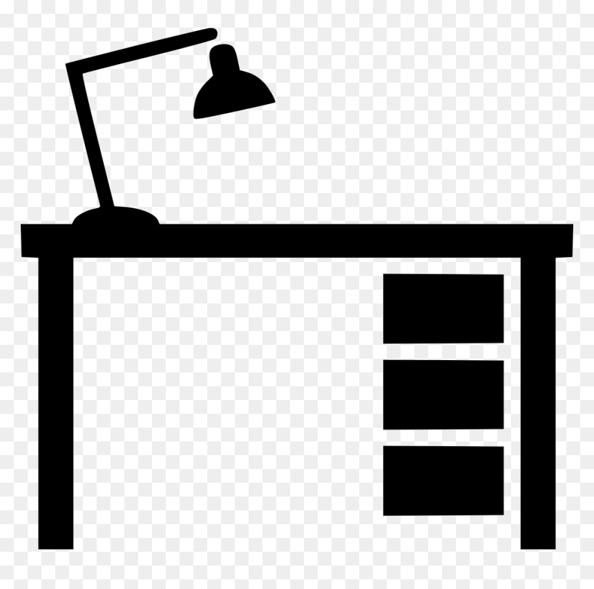 Desk Lamp Svg Png Icon Free Download 532426 Onlinewebfonts, Transparent Png - desk icon png