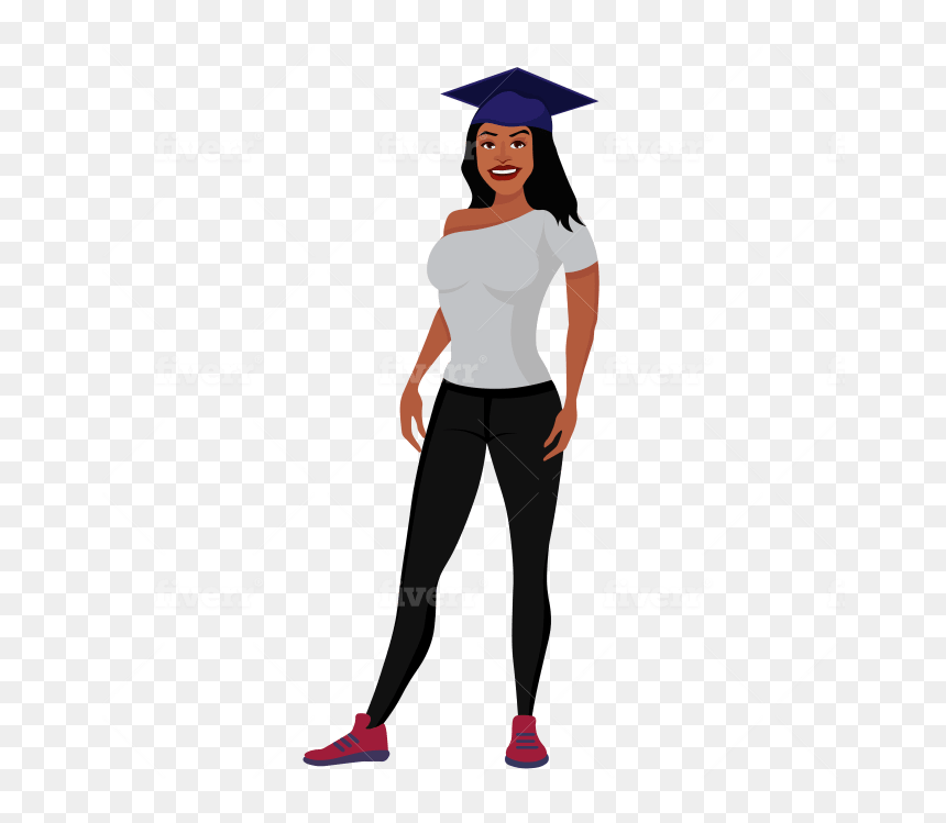 Graduation, HD Png Download - graduation vector png