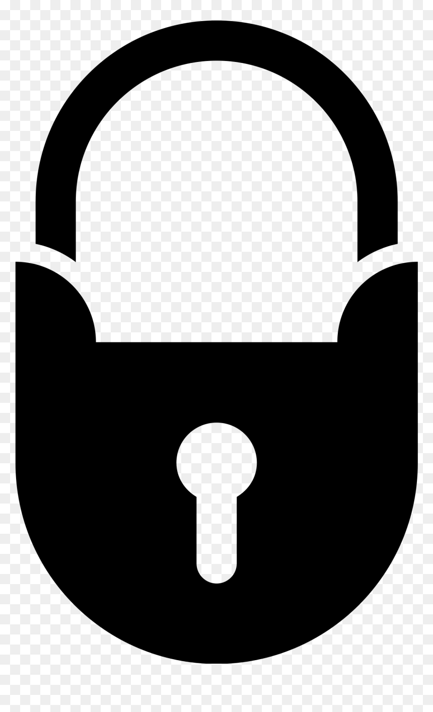Transparent Padlock Vector - Vector Lock Icon Png, Png Download - lock vector png