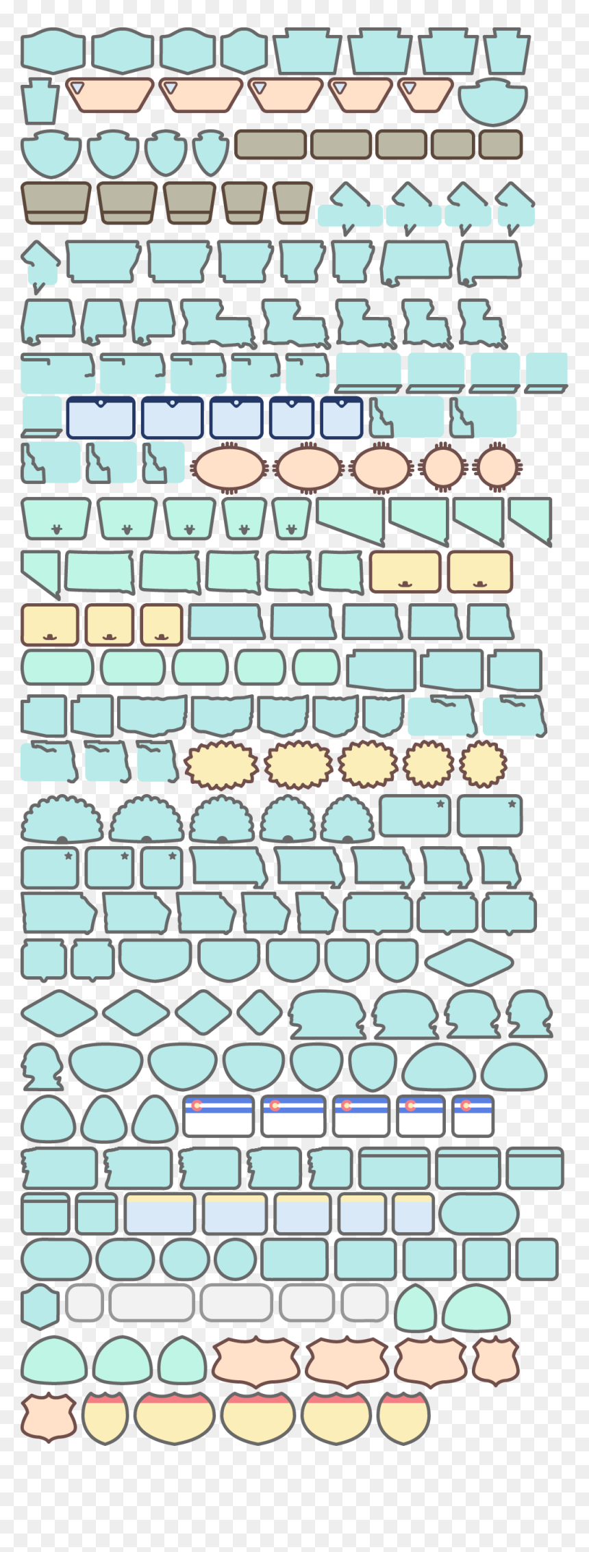 Vector Roads Terrain - Art, HD Png Download - terrain png