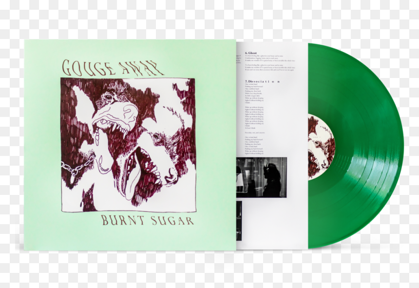 Gougeaway - Green - Vinyl - Gouge Away Burnt Sugar, HD Png Download - burnt png