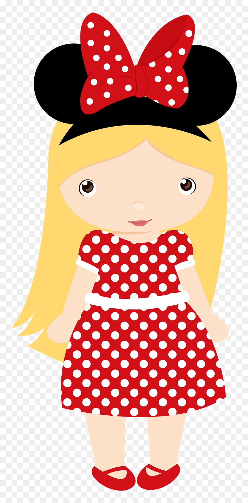 Mickey Craft, Disney Clipart, Minnie Mouse Pink, Minnie - Clipart Mickey Mouse Girl, HD Png Download - disney clipart png