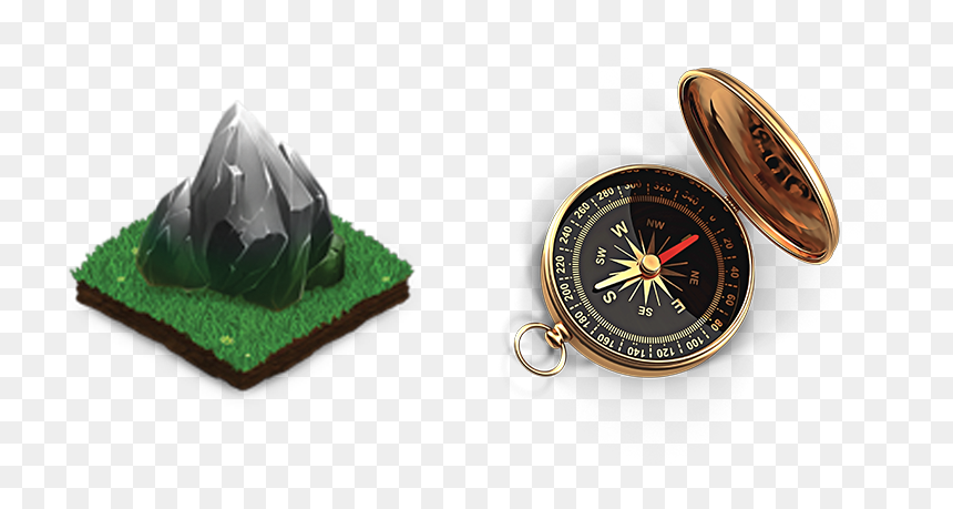 Terrain And Compass Icons - Gauge, HD Png Download - terrain png