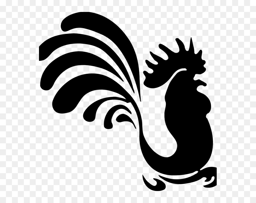 Vector Silhouette Of A Chicken - Chicken Vector, HD Png Download - chicken vector png