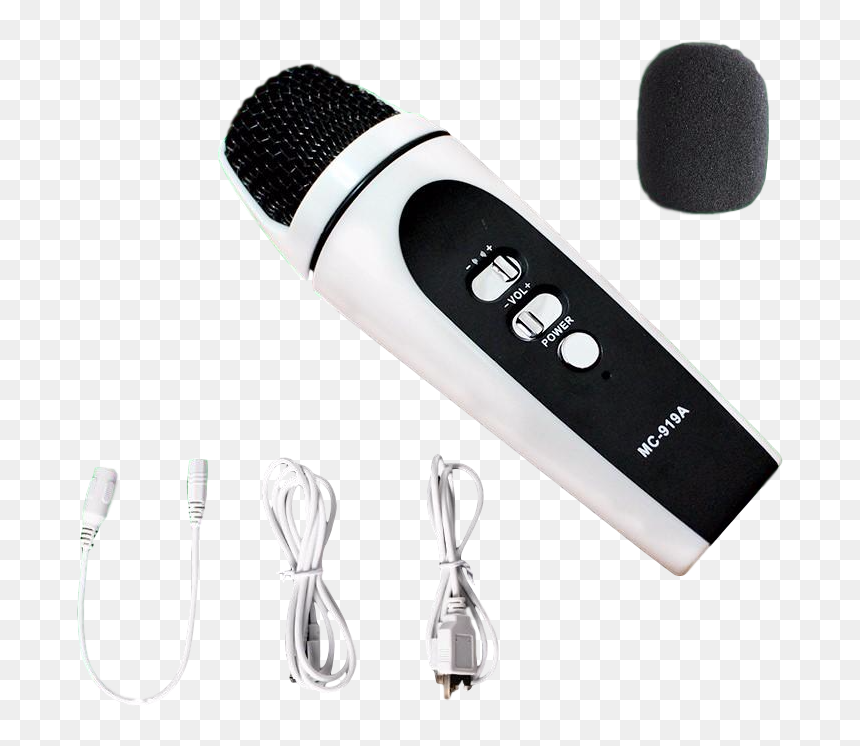 Nvm02 Mini All In One Portable Karaoke Microphone For - Electronics, HD Png Download - mp3 png