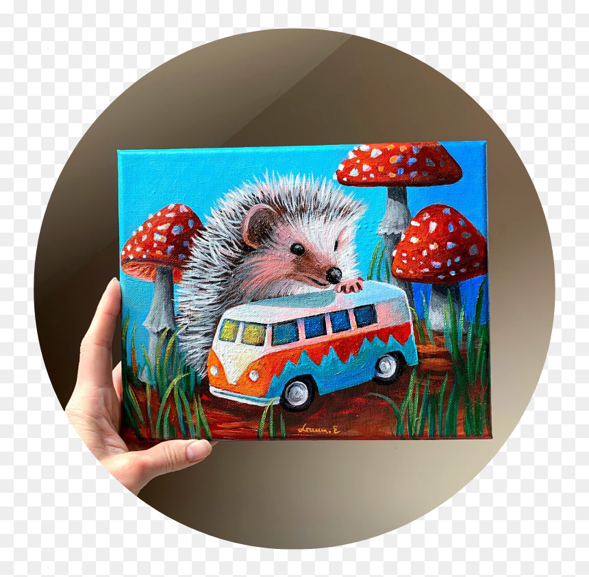 New Paintings - Porcupine, HD Png Download - paintings png