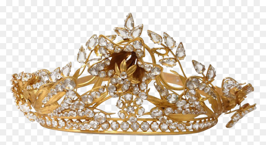 Small Brass Goddess Maa Kaali,maa Kali Shiva Alter - Gold Tiara Transparent Background, HD Png Download - gold tiara png