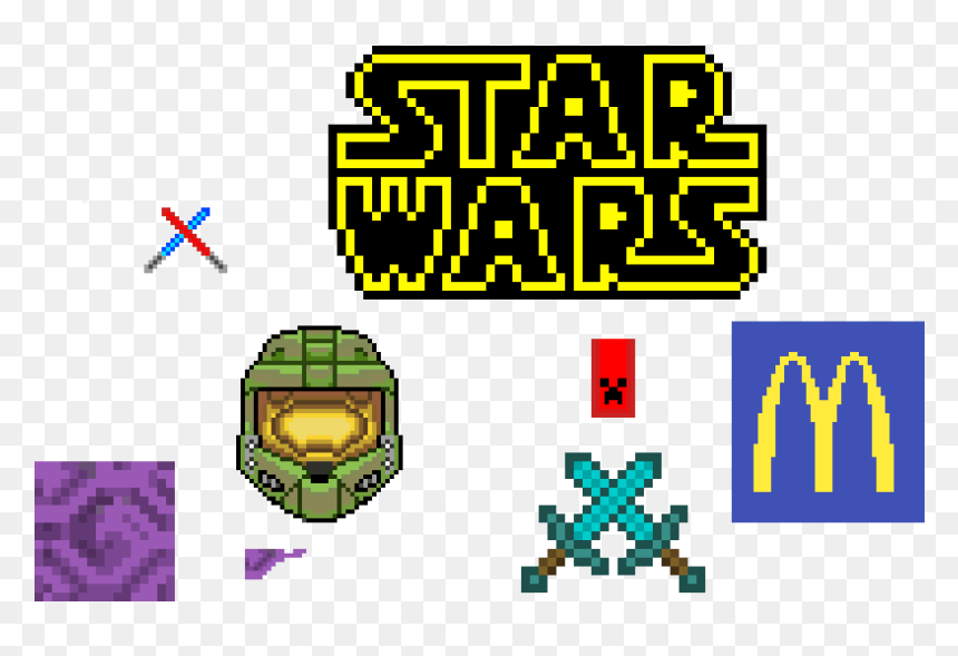 Pixel Art Clipart , Png Download, Transparent Png - star wars laser png